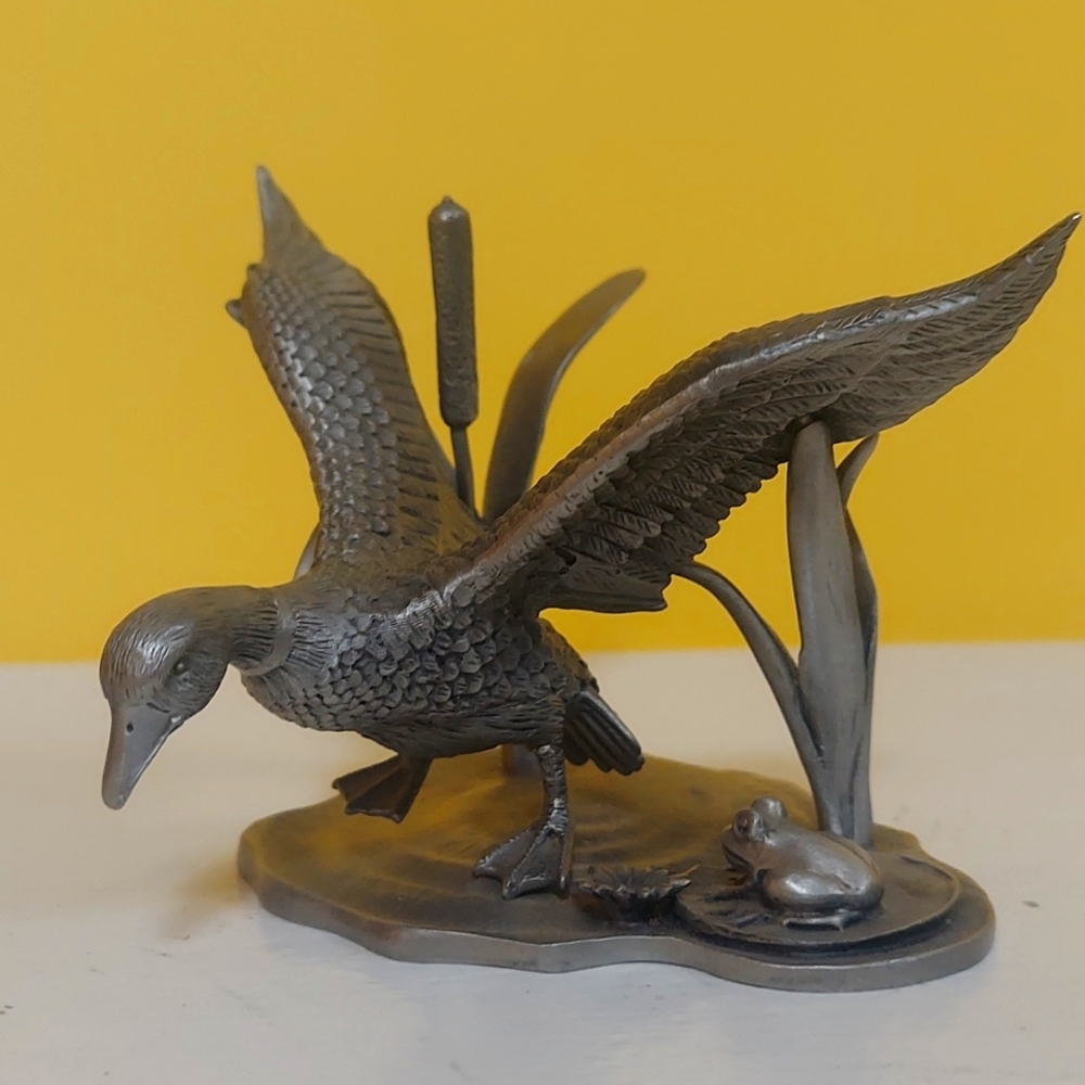 Lance Pewter Statue by H. Wilson